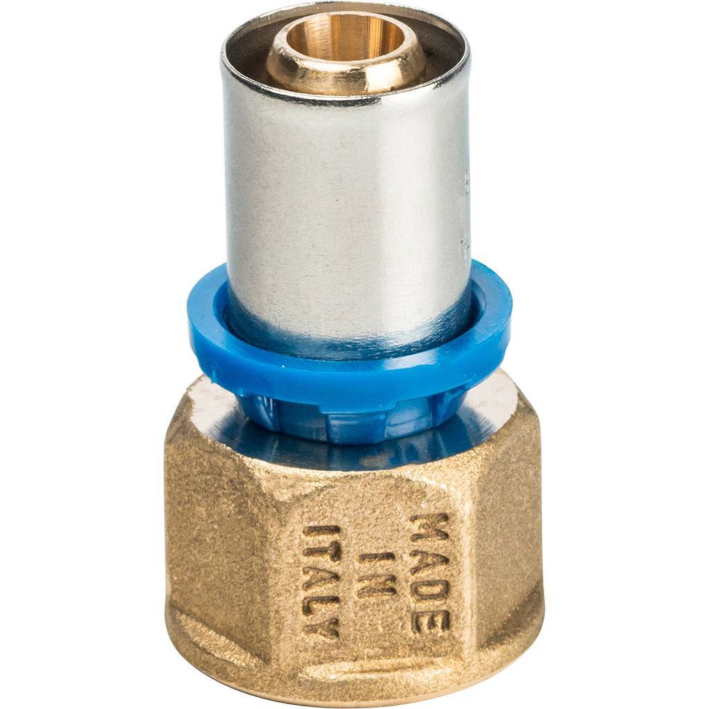 Муфта Prandelli Multyrama с внут.рез. (16х2,0)х1/2 профиль H,TH,U для металлопластиковых труб прессовой, 509.02.51.6