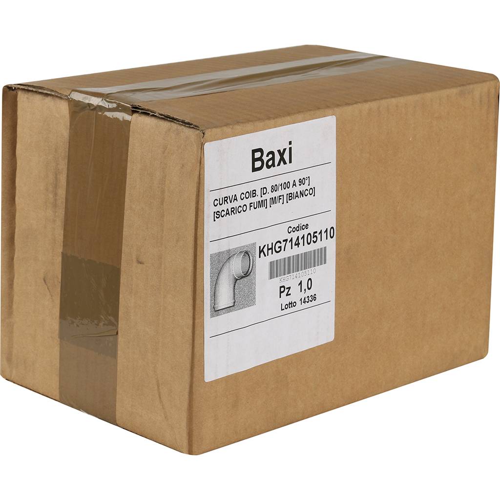 Отвод BAXI KHG (New) 90 для труб с изоляцией Ду 80