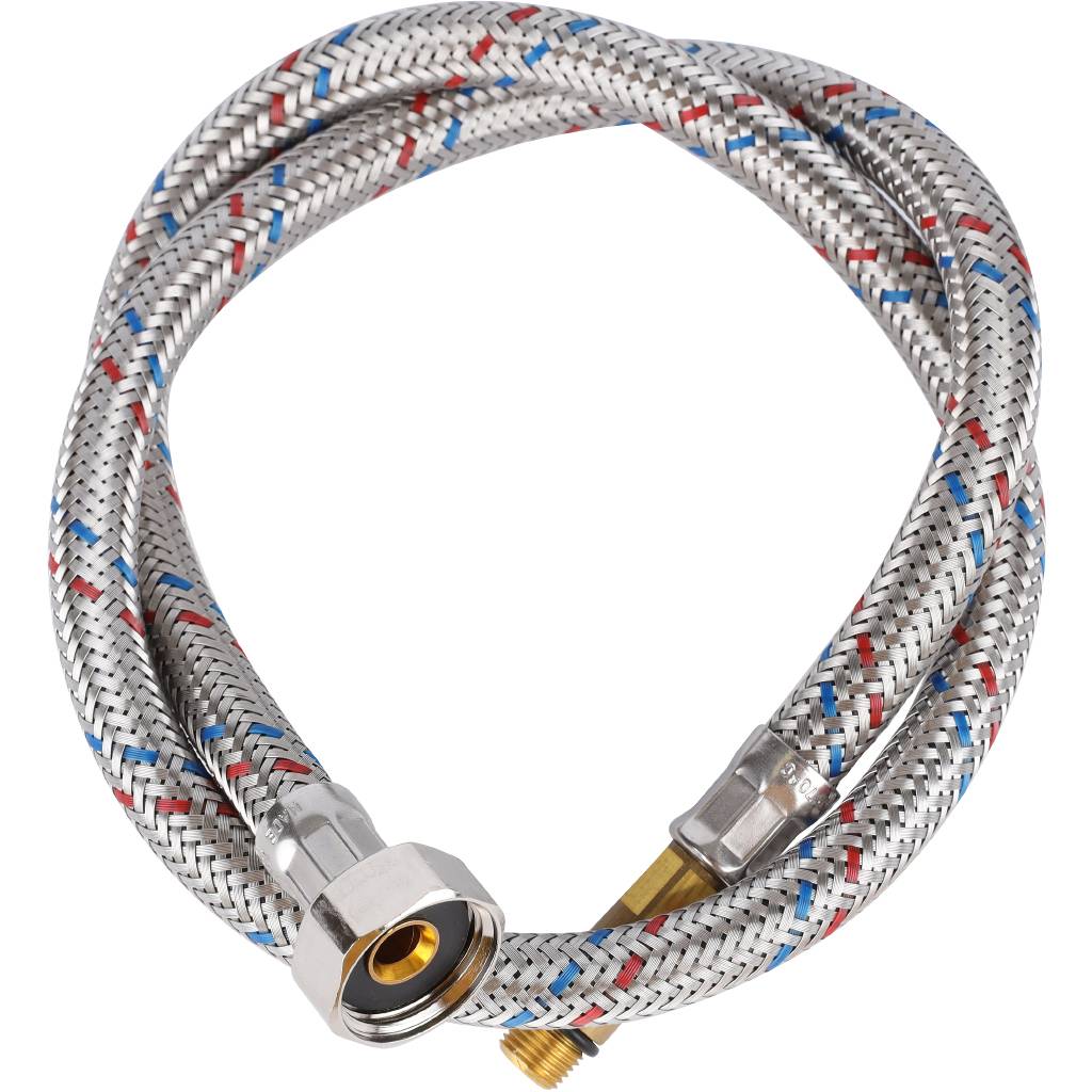 Гибкая подводка для воды STOUT M 10 (35мм) х ВР 1/2, длина 800 мм, SHF-0048-351015