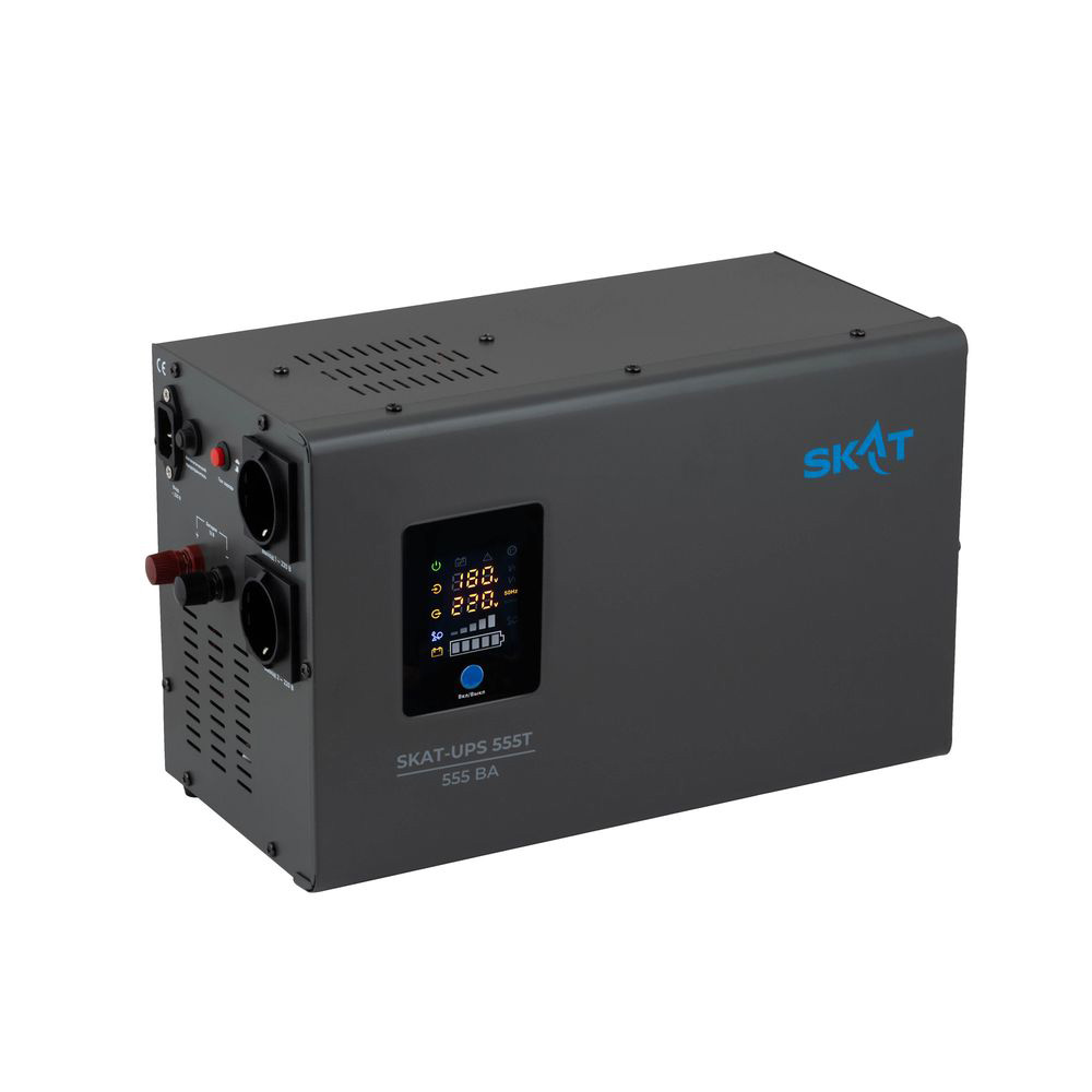 Источник питания Teplocom SKAT-UPS 555T Line-Interactive 220В, 555ВА, работает от 1 внутренней/внешней АКБ, 4545