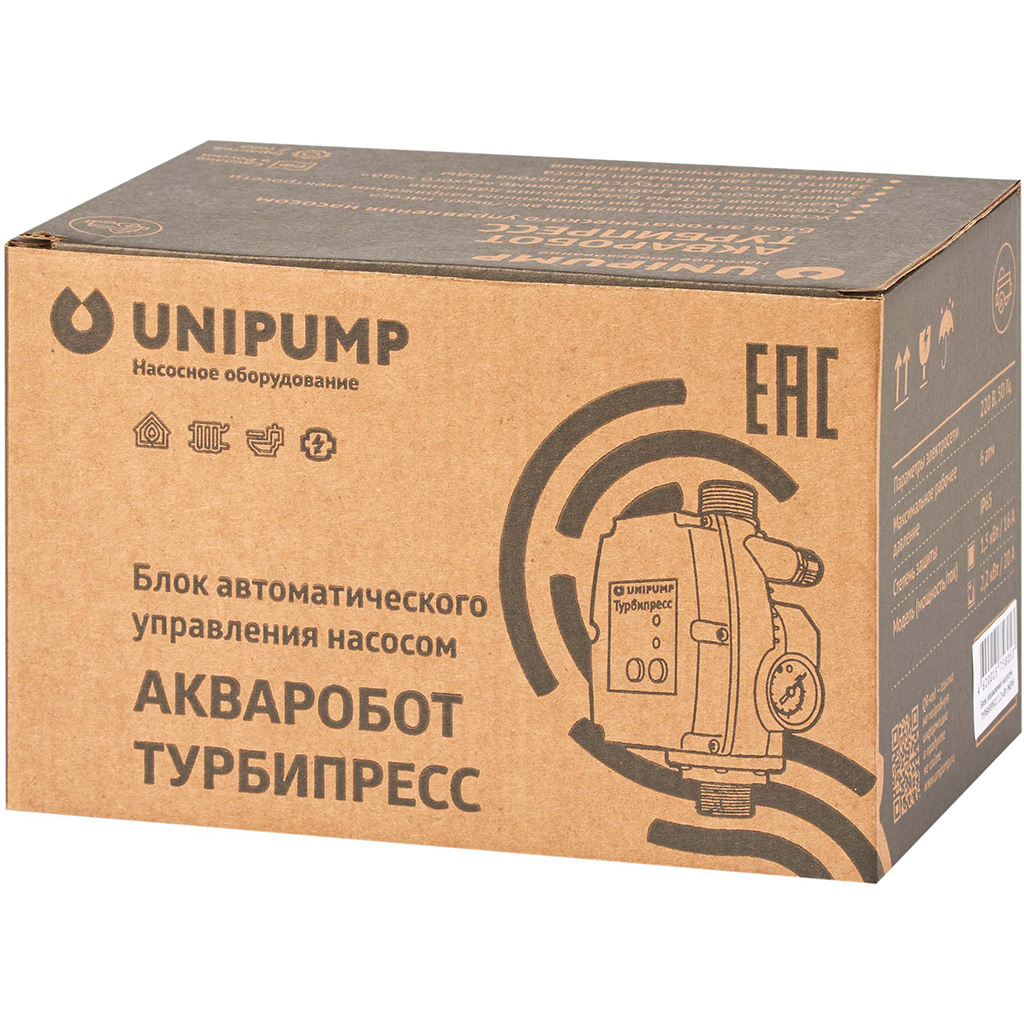 Блок управления насосом UNIPUMP ТУРБИПРЕСС 2,2 кВт (NEW), 59421