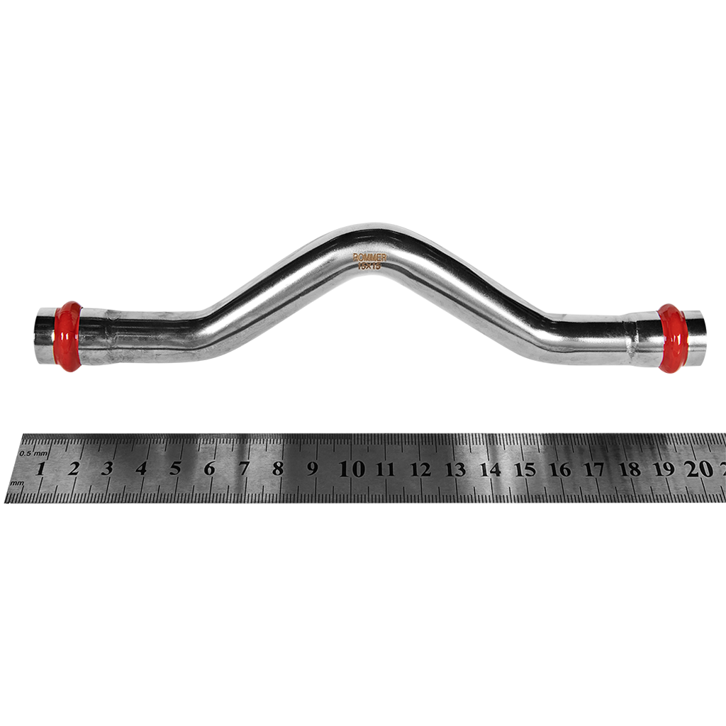 Обвод-ВПр ROMMER 15 из нержавеющей стали прессовой