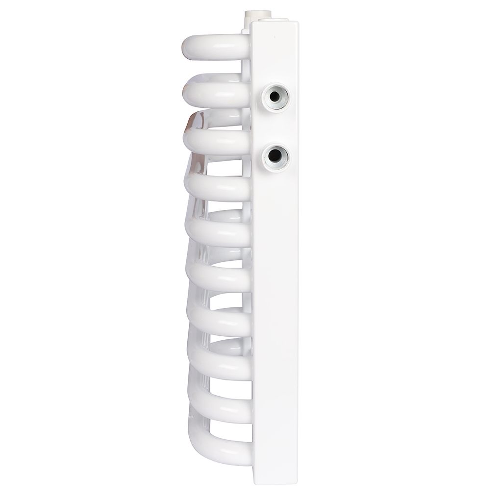 2-х трубчатый радиатор стальной ROMMER RST 2030/10 секций нижнее правое подключение RAL9016