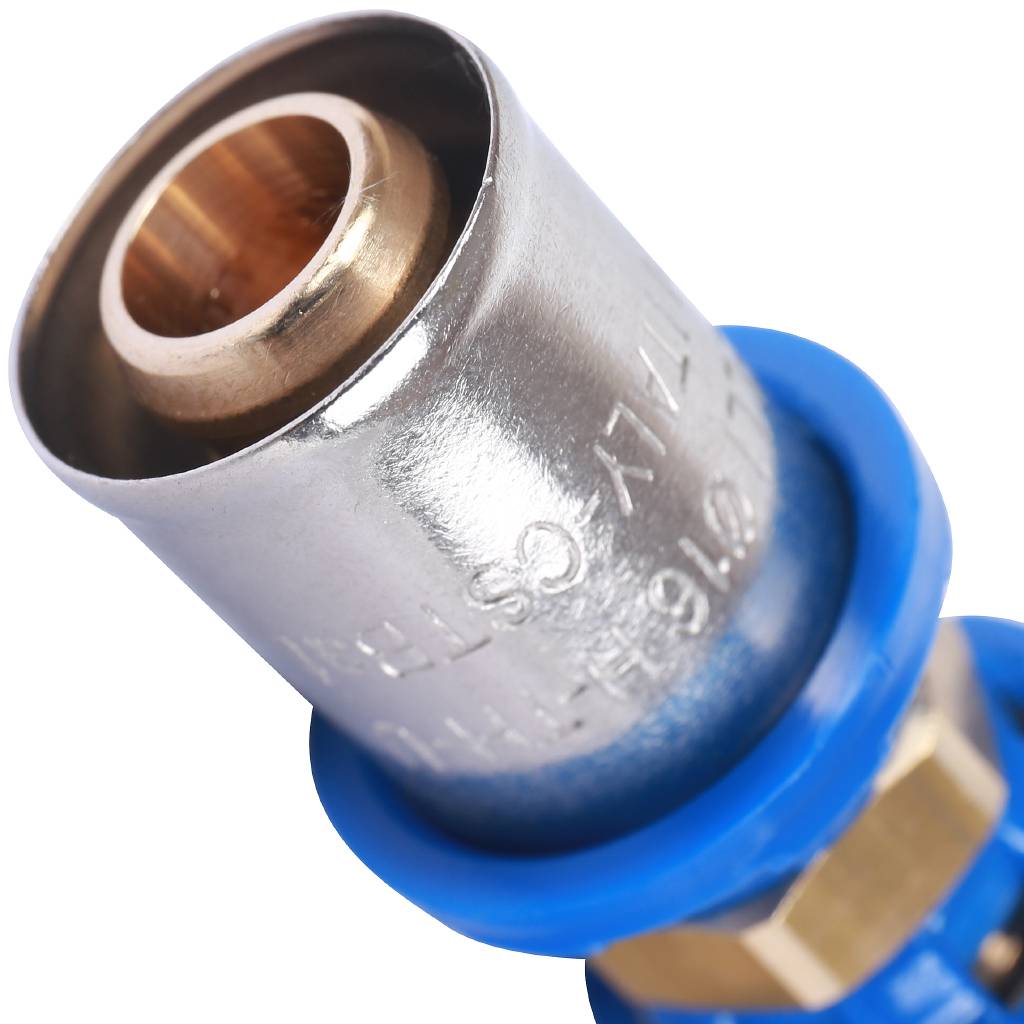 Муфта Prandelli Multyrama 16х2.0 профиль H, TH, U для металлопластиковых труб прессовой, 509.03.11.6