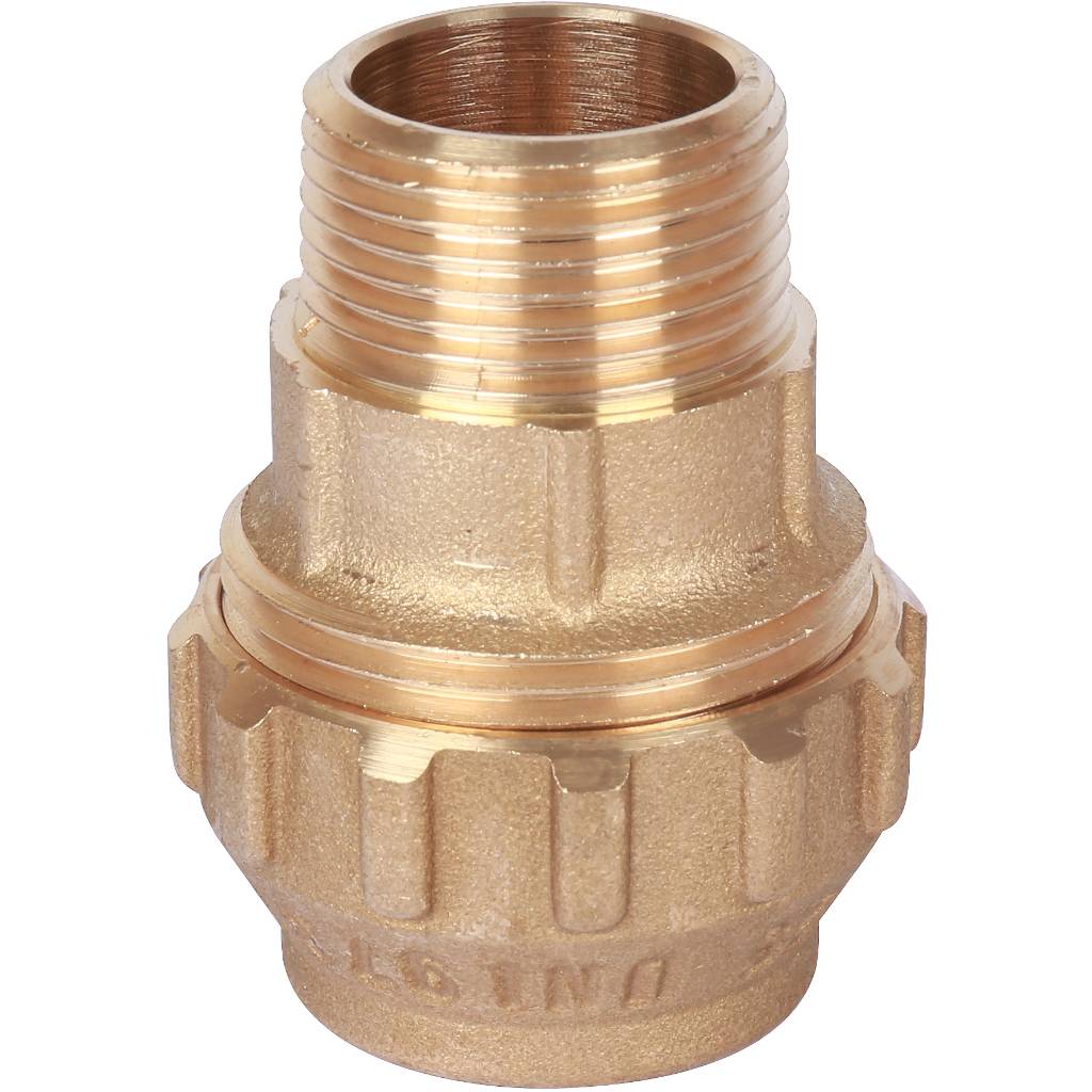 Муфта TIEMME с наружной резьбой 25х3/4 для труб ПНД винтовой, 3400002