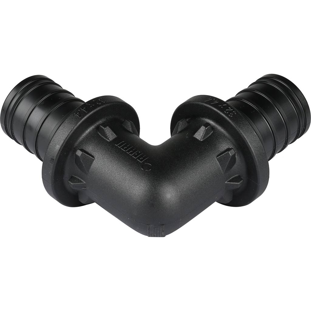 Угольник РЕХАУ RAUTITAN 90°, 32 PX для труб из сшитого полиэтилена аксиальный, 11600241001