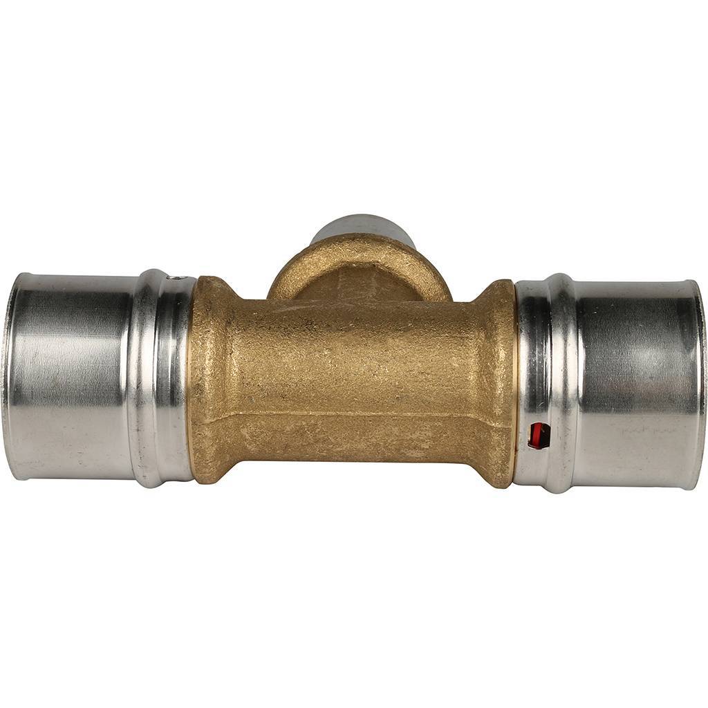 Тройник переходной STOUT 32х20х32 для металлопластиковых труб прессовой, SFP-0005-322032