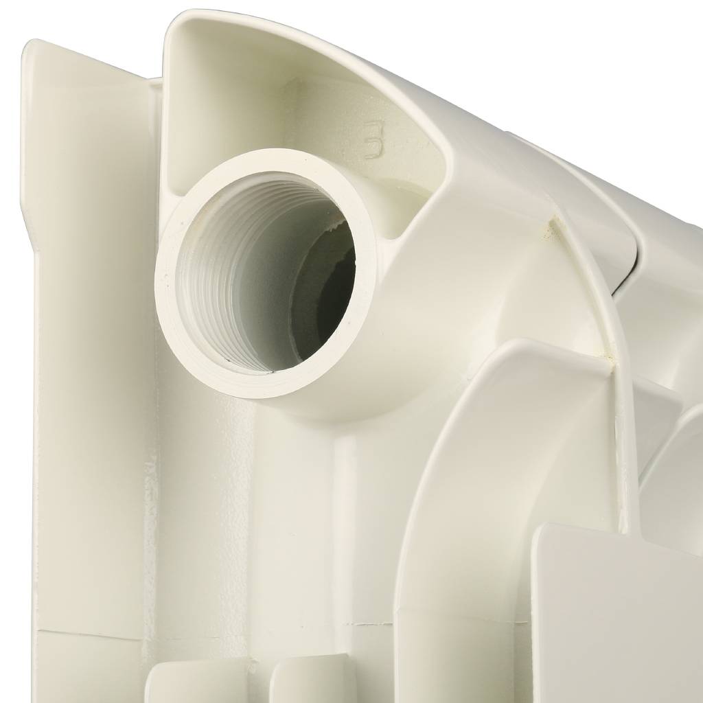 Радиатор алюминиевый Global VOX EXTRA 350 12 секций боковое подключение (белый RAL 9010), 83542