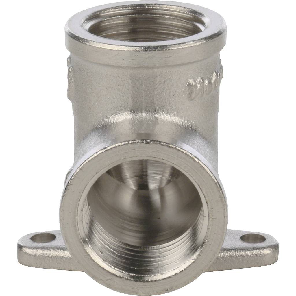 Угольник STOUT с креплением ВР никелированный 1/2, SFT-0039-000012