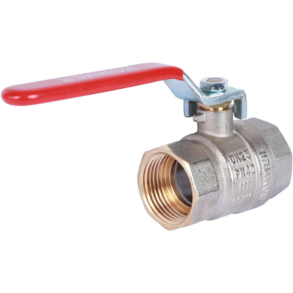 Кран шаровой ROMMER 1 ВН/ВН, ручка рычаг, RBV-0001-0110325