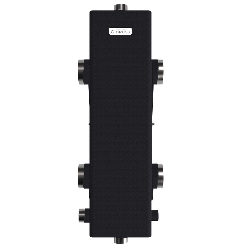 Гидравлический разделитель GIDRUSS GR-250-50 250 кВт, G 2 , сталь. Монтажный к-т K.GR-250, 11 00250 18