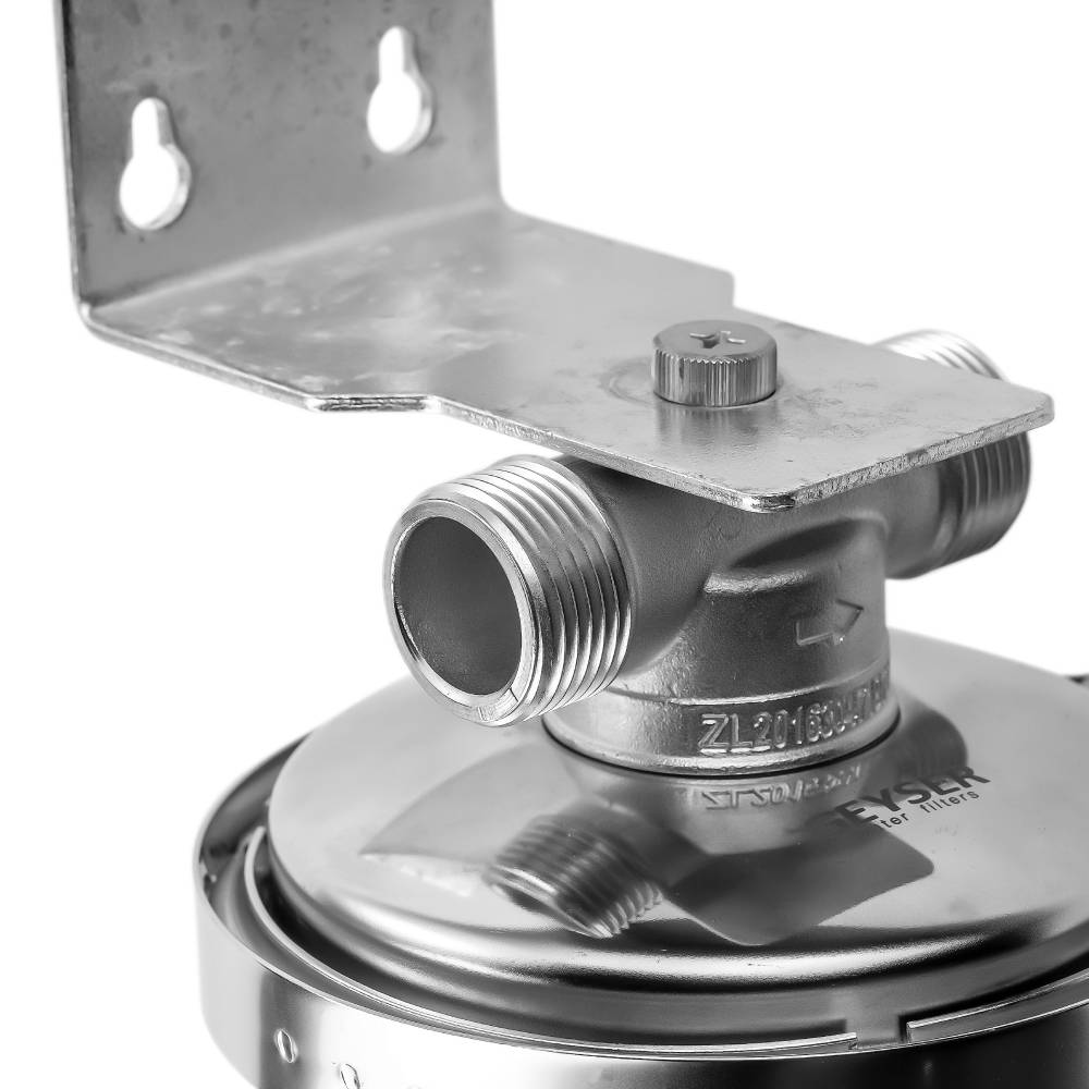 Корпус фильтра ГЕЙЗЕР Премьер 10BB 1 для холодной и горячей воды со сливом, 50754