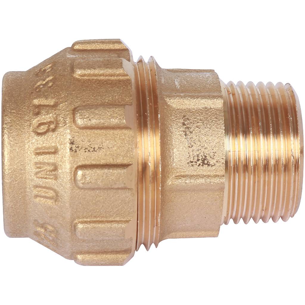 Муфта TIEMME с наружной резьбой 25х3/4 для труб ПНД винтовой, 3400002