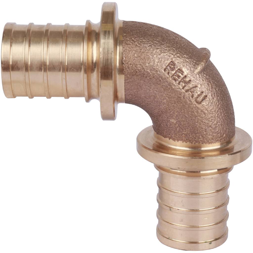 Угольник РЕХАУ RAUTITAN PLATINUM 90° 32 RX для труб из сшитого полиэтилена аксиальный, 14564321001