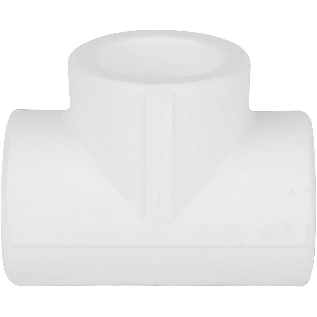 Тройник Kalde d=25 для полипропиленовых труб под сварку (цвет белый), R.3212-teo-250000