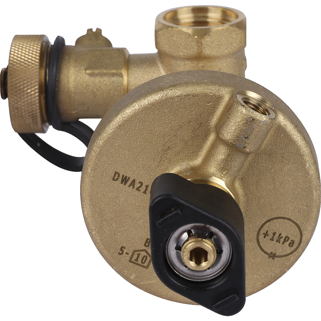 Клапан балансировочный БРОЕН DP DN 015 PN 25 автоматический в комплекте с импульсной трубкой и дренажным краном