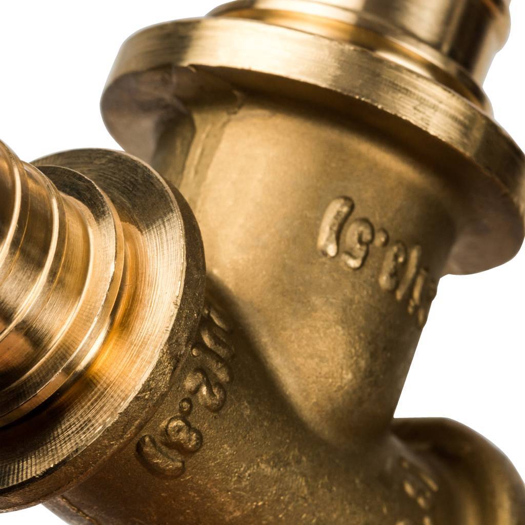 Тройник переходной STOUT 20x25x20 для труб из сшитого полиэтилена аксиальный, SFA-0014-202520