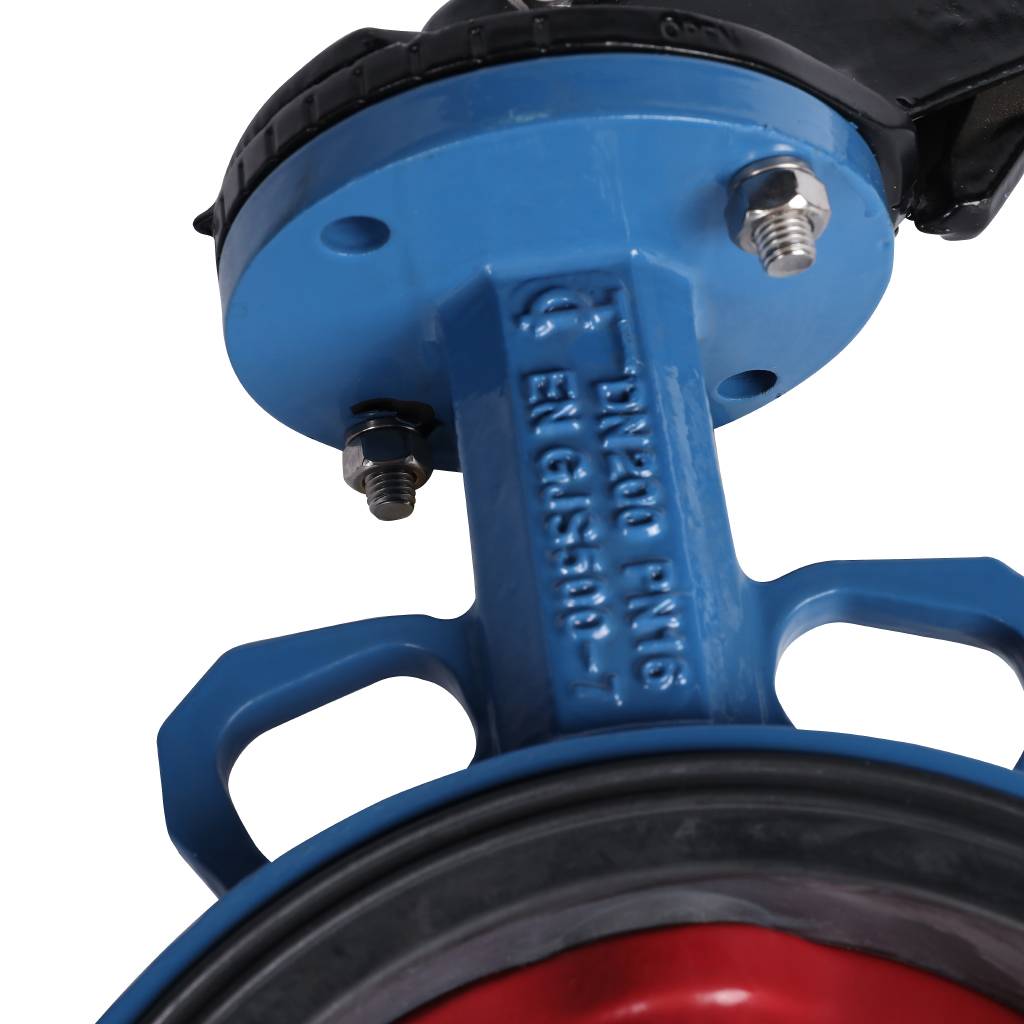 Затвор поворотно-дисковый Tecofi VPI4448 DN 200 PN 16 межфланцевый с ручкой из чугуна EPDM, VPI4448-02EP0200