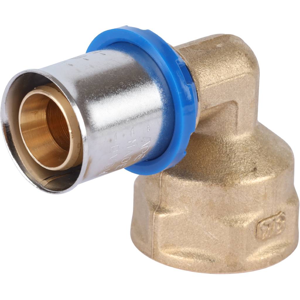 Угольник-переходник APE с внутренней резьбой 3/4 х20 для металлопластиковых труб прессовой, ARL3104200