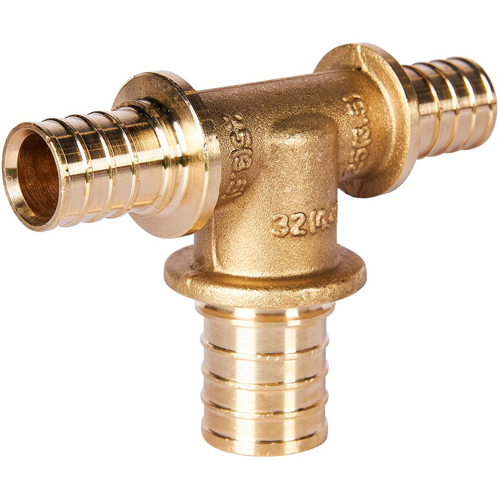 Тройник переходной STOUT 25x32x25 для труб из сшитого полиэтилена аксиальный, SFA-0014-253225