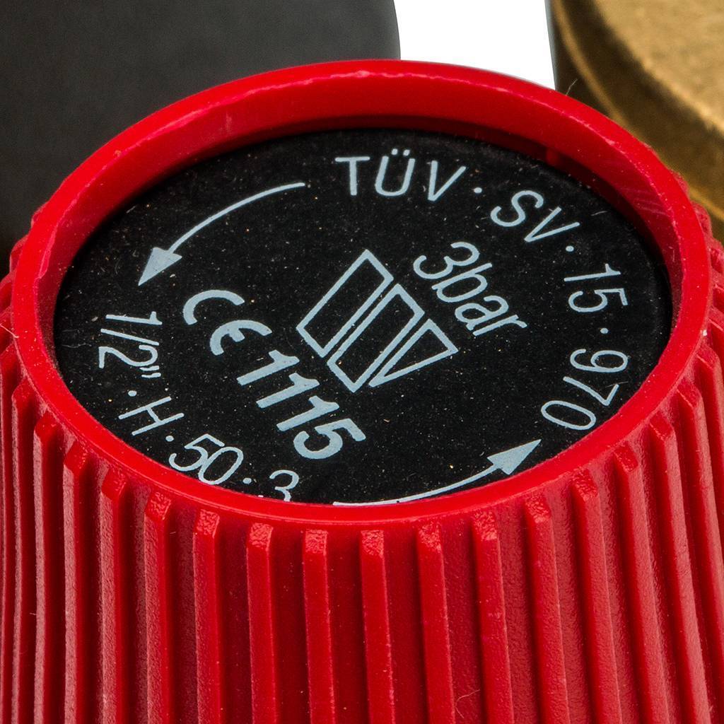 Группа безопасности (компактная) Watts KSG 30 N 3 бар (до 50кВт)