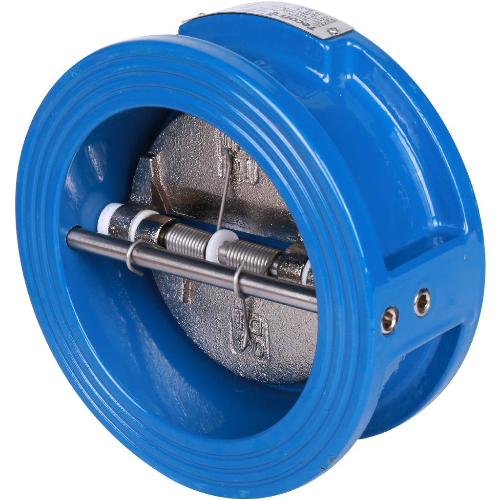 Клапан обратный Tecofi Ду100 Ру16 2/ств межфланцевый из чугуна, CB3448N-EP0100