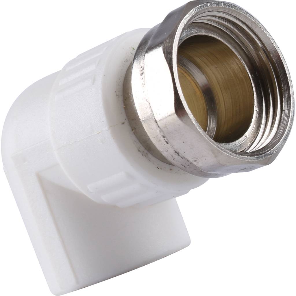 Угольник Kalde для полипропиленовых труб 20х3/4 , американка