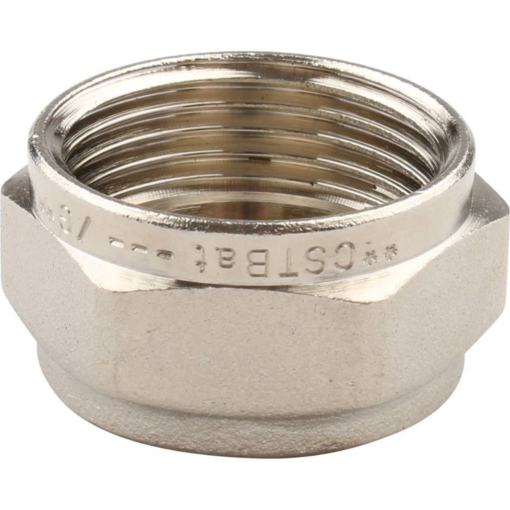 Тройник TIEMME с внутренней резьбой (20х2.0х1/2) для металлопластиковых труб винтовой, 1600049