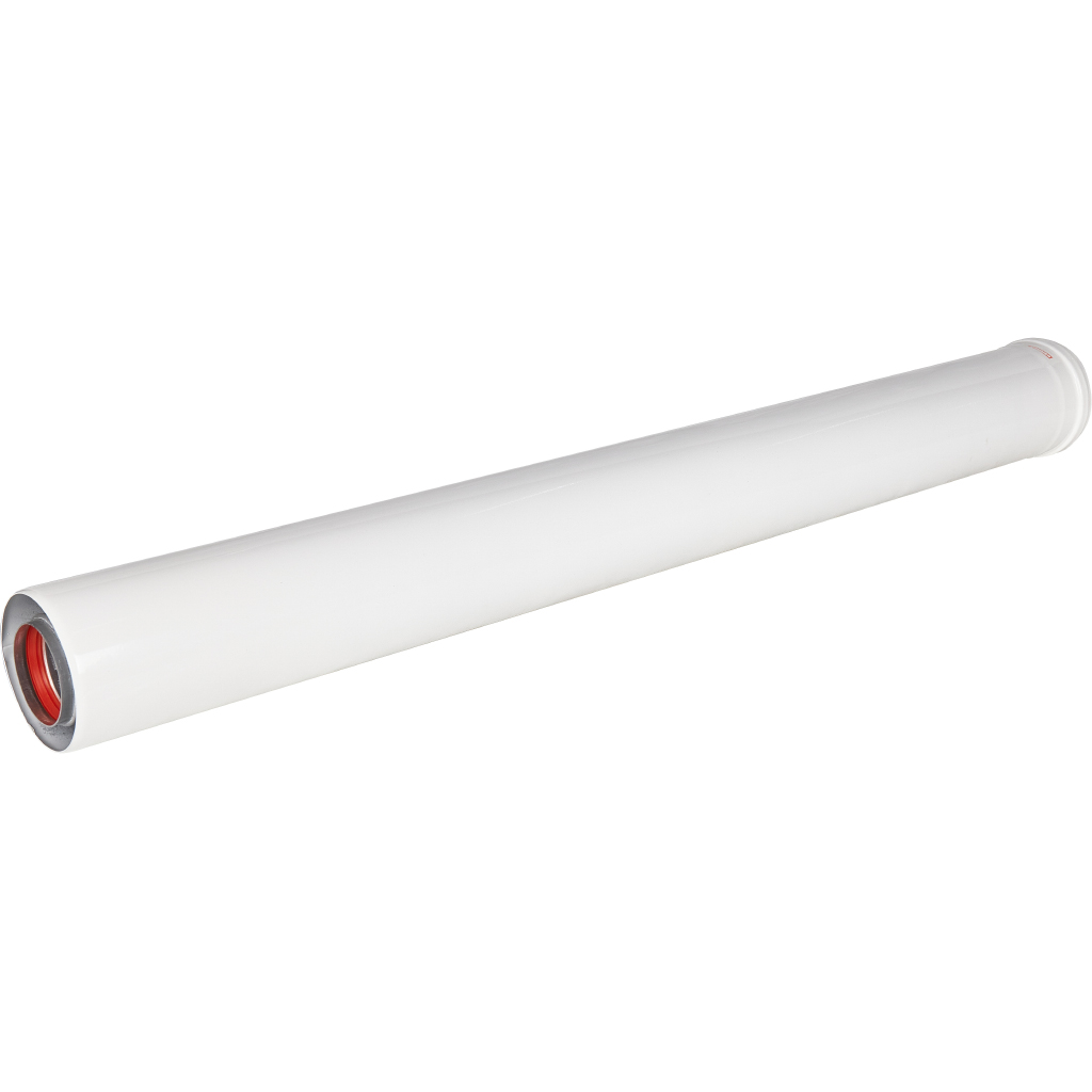 Удлинитель дымохода традиционный коаксиальный ROMMER D60(п-м)/100(м-п), L1000, RCA-6010-001000