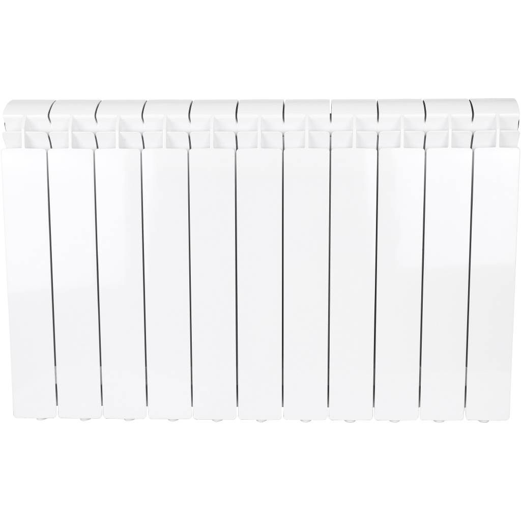 Радиатор алюминиевый Global VOX- R 500 11 секций боковое подключение (белый RAL 9010), VX05001011