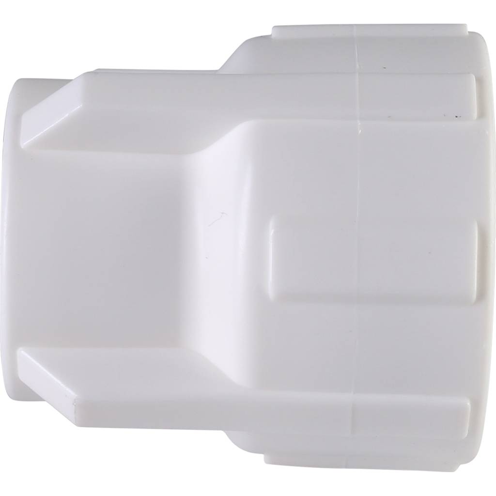 Муфта комбинированная Политэк 20х3/4 внутр. резьба для полипропиленовых труб под сварку (цвет белый), 9100002034