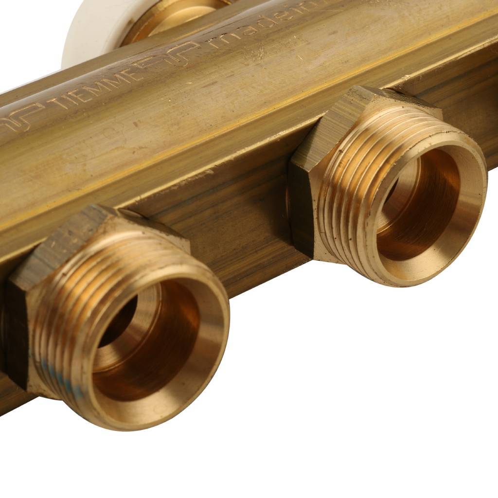 Коллектор в сборе с расходомерами на 5 выходов TIEMME 1х3/4 ЕК