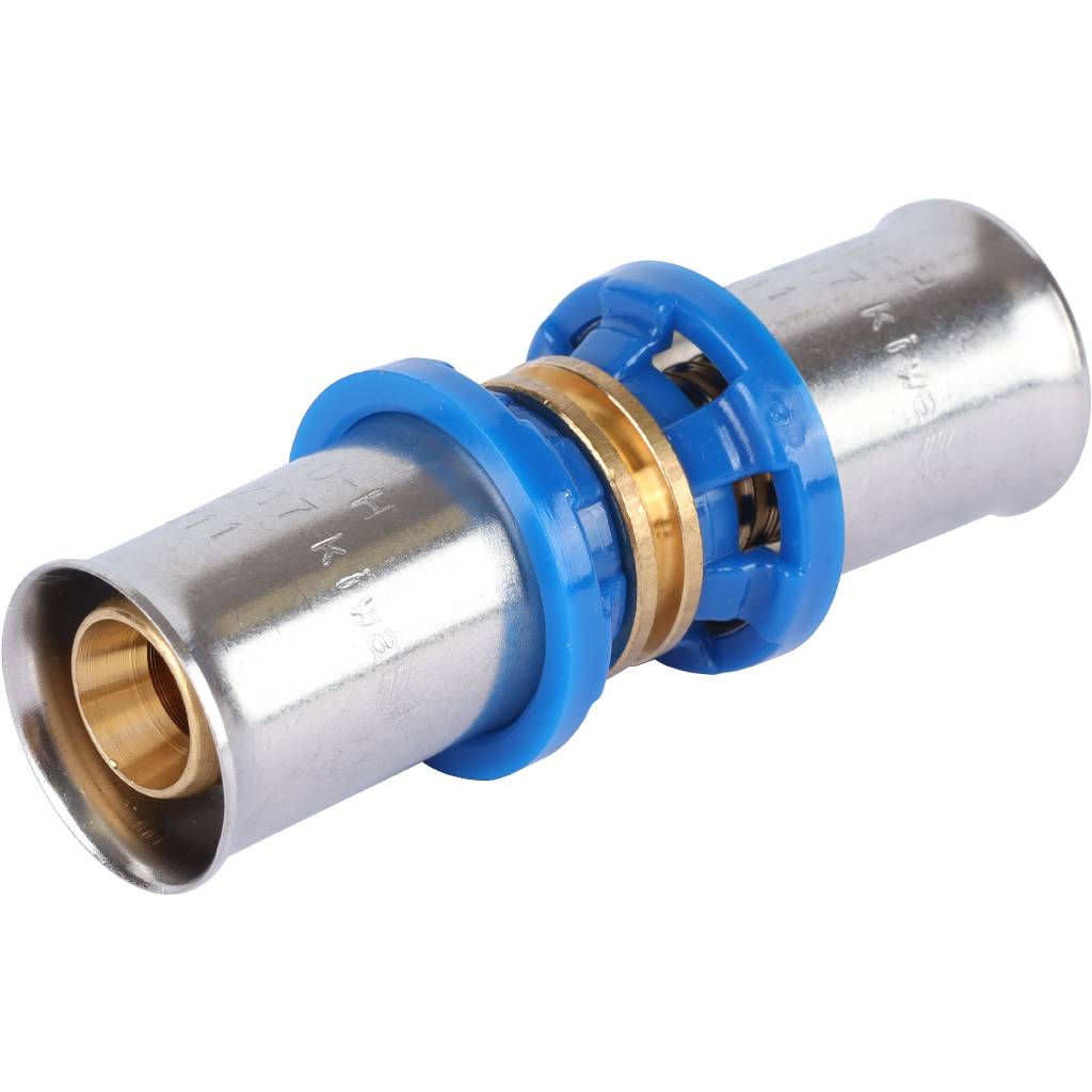 Муфта APE соединительная равнопроходная 16х16 для металлопластиковых труб прессовой, ARL1200110