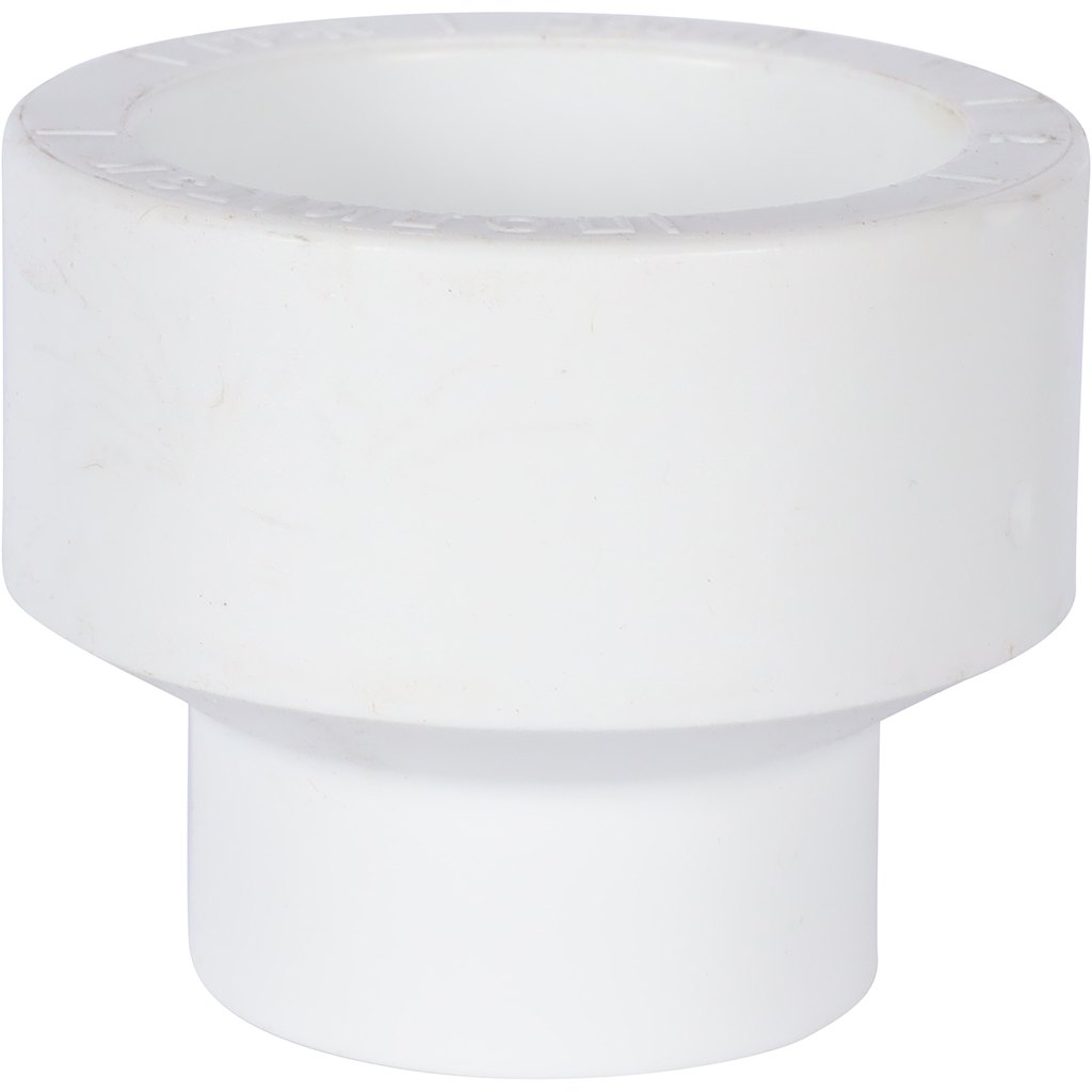 Муфта переходная Политэк 50х32 внутр./внутр. для полипропиленовых труб под сварку (цвет белый)