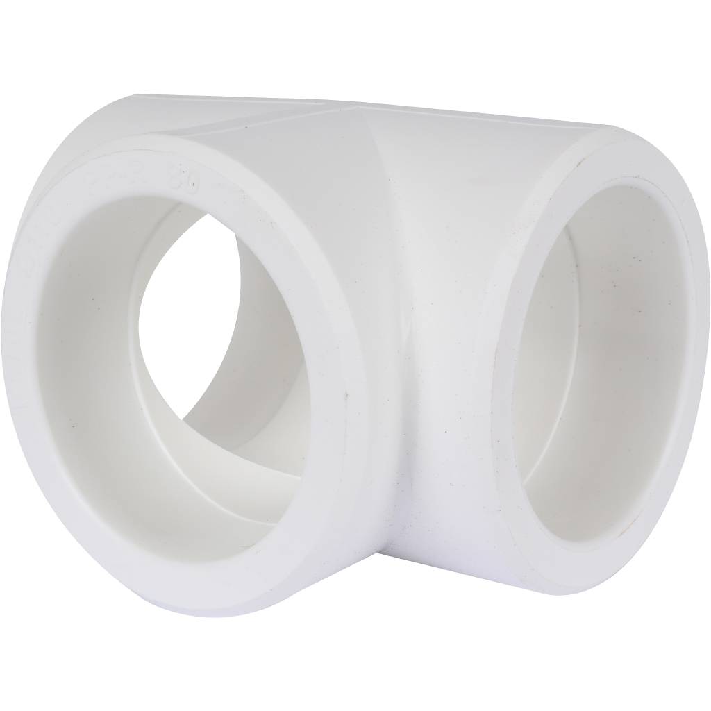 Тройник Kalde d=110 для полипропиленовых труб под сварку (цвет белый), 3212-teo-110000