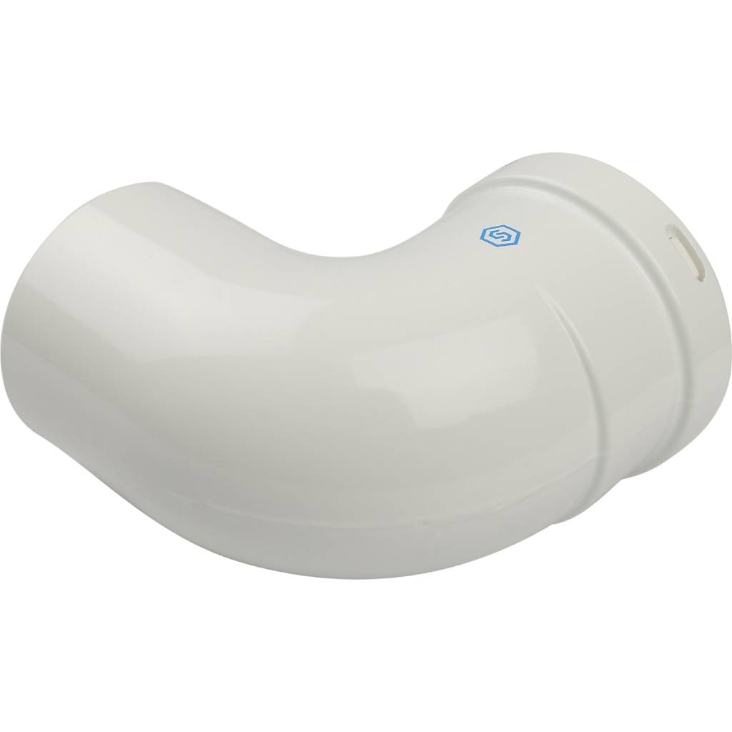 Элемент дымохода STOUT отвод 90° п/м  DN80, SCA-0080-000090