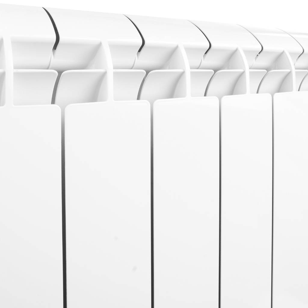 Радиатор алюминиевый Global VOX- R 500 14 секций боковое подключение (белый RAL 9010), VX05001014