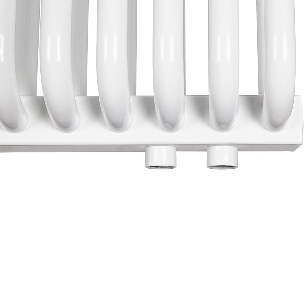 2-х трубчатый радиатор стальной ROMMER RST 2050/14 секций нижнее правое подключение RAL9016