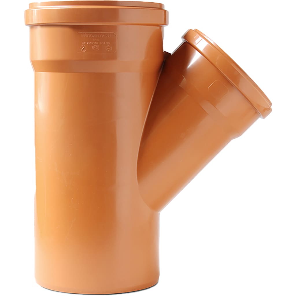 Тройник для наружной канализации Pro Aqua Terra D200x110/45 PP, PPH70201145