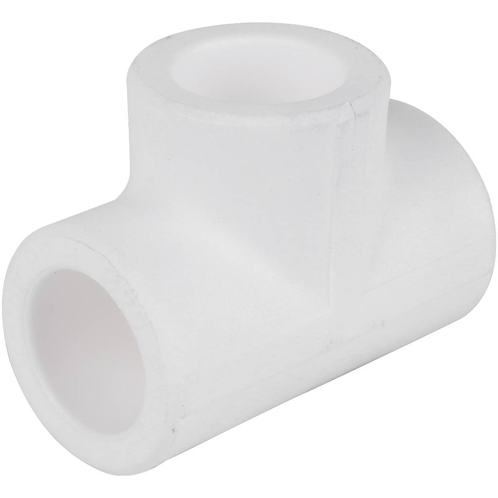 Тройник Kalde d=20 для полипропиленовых труб под сварку (цвет белый), R.3212-teo-200000