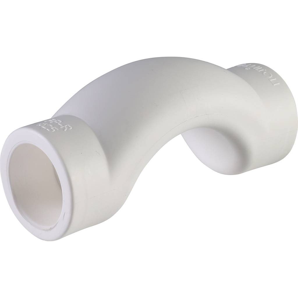 Обводное колено Политэк d=20 для полипропиленовых труб под сварку (цвет белый), 9000010025
