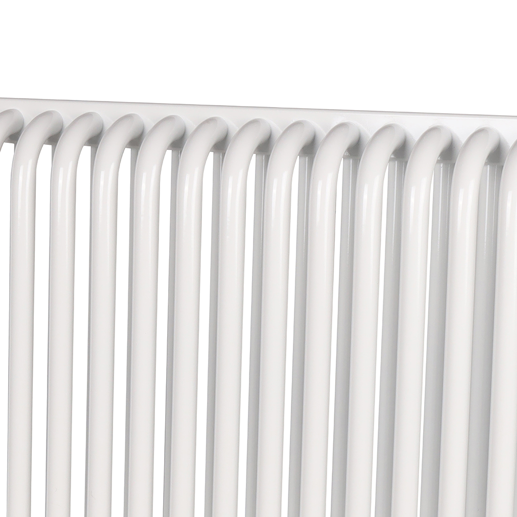 2-х трубчатый радиатор стальной ROMMER RST 2050/26 секций нижнее правое подключение RAL9016, RST-205026-020