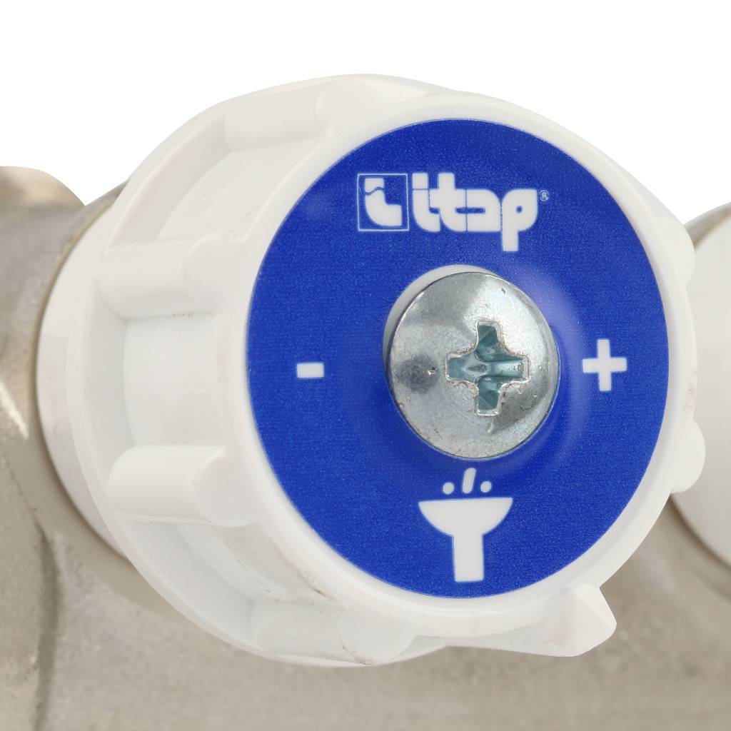 Коллектор распределительный регулируемый Itap 465/3 (1 x 1/2, 3 выхода)