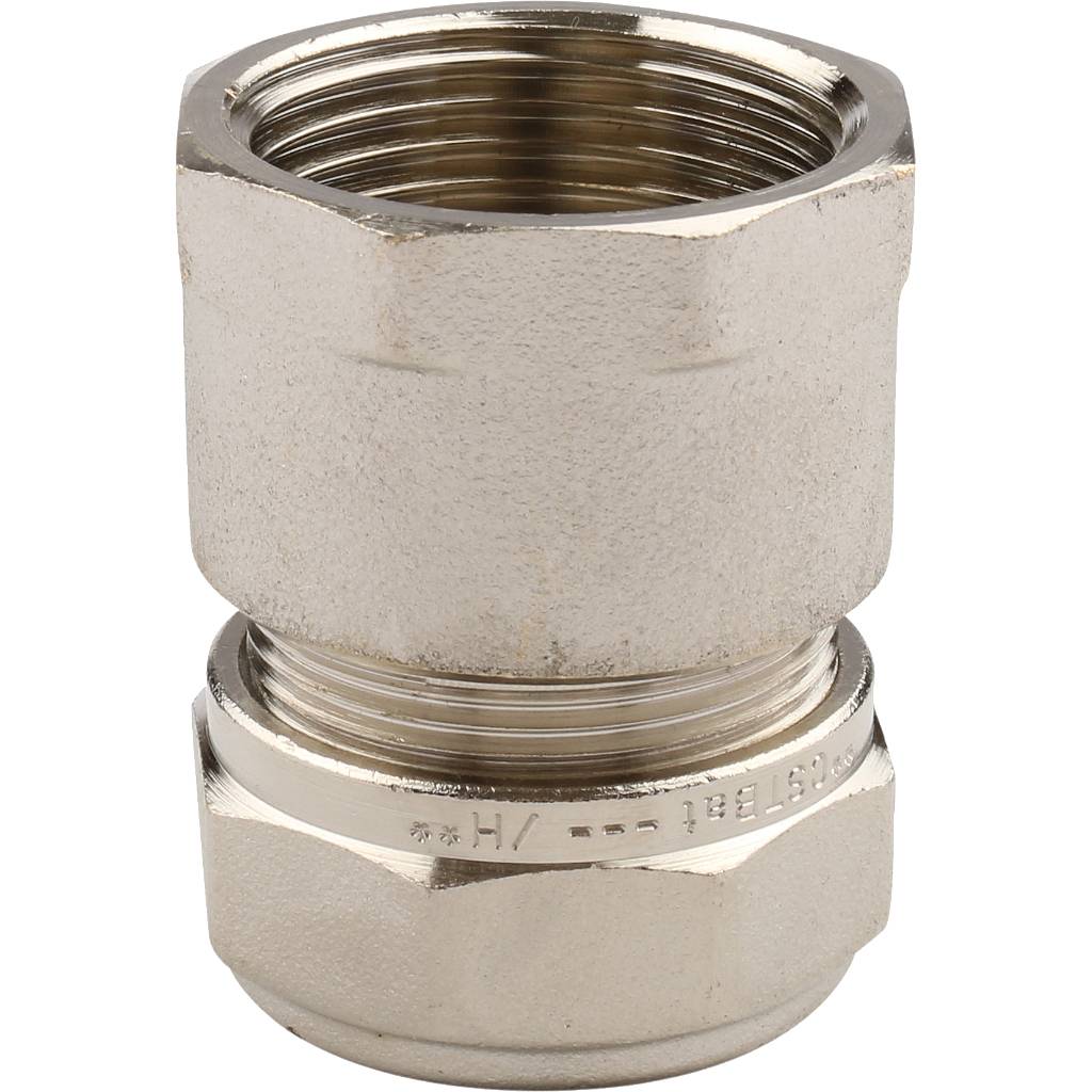 Муфта TIEMME с внутренней резьбой (26х3.0х1) для металлопластиковых труб винтовой, 1600029
