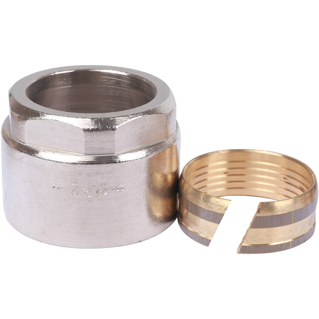 Тройник Prandelli Multyrama (32х3,0) для металлопластиковых труб винтовой, 103.09.03.2