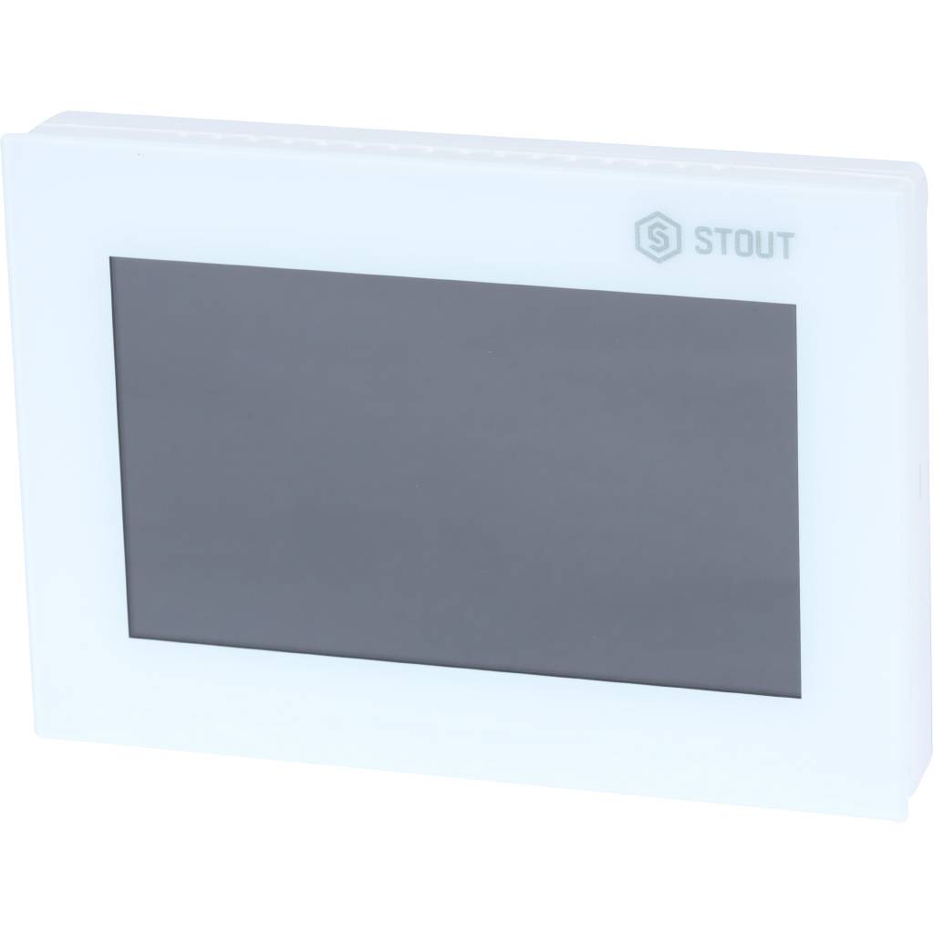 Беспроводная панель управления STOUT M-8e для рейки L-8e, белая