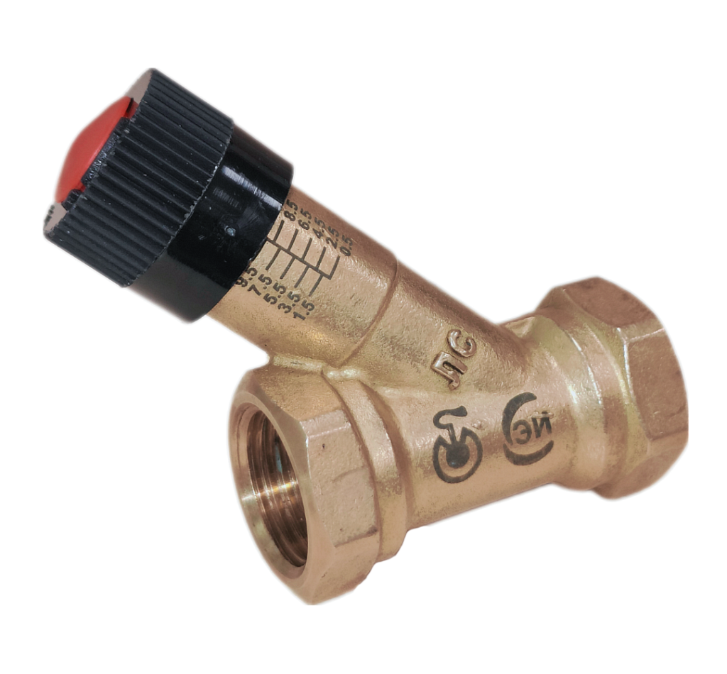 Клапан балансировочный ручной Эффективный Инжиниринг TRIM.BY DN20 PN16 внутренняя резьба, BY-50007020