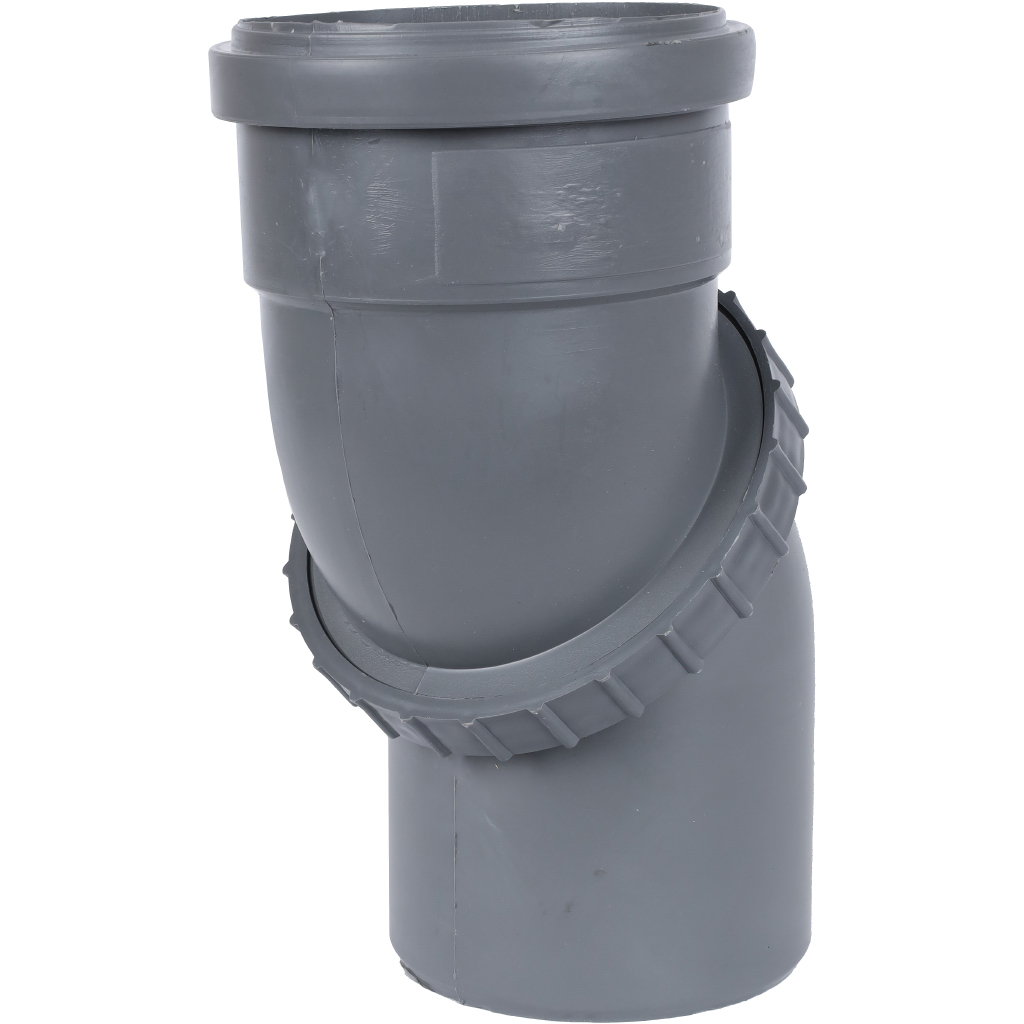 Отвод универсальный Sinikon D110 серый, KU.110.G