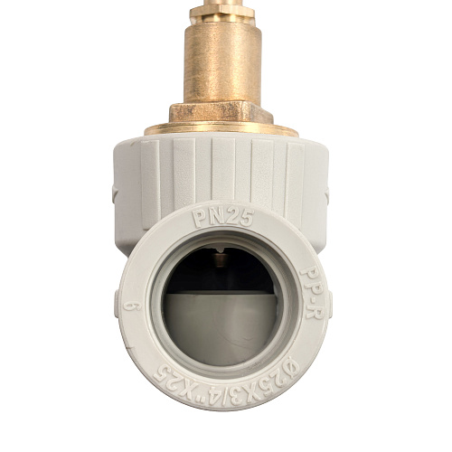 Вентиль в сборе PPR 25х90,  серый, RTP