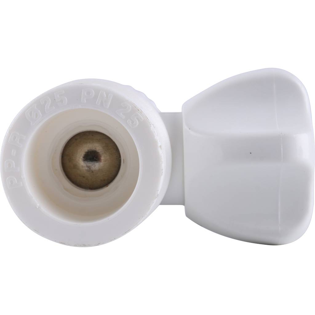 Кран шаровой Kalde разборный прямой с накидной гайкой 25х3/4, 3242-vlr-250c00